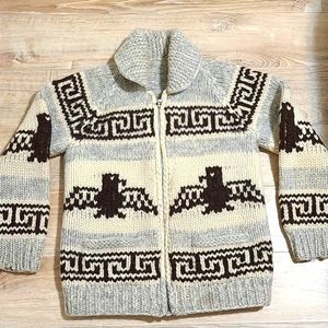 Genuine vintage cowachin wool sweater